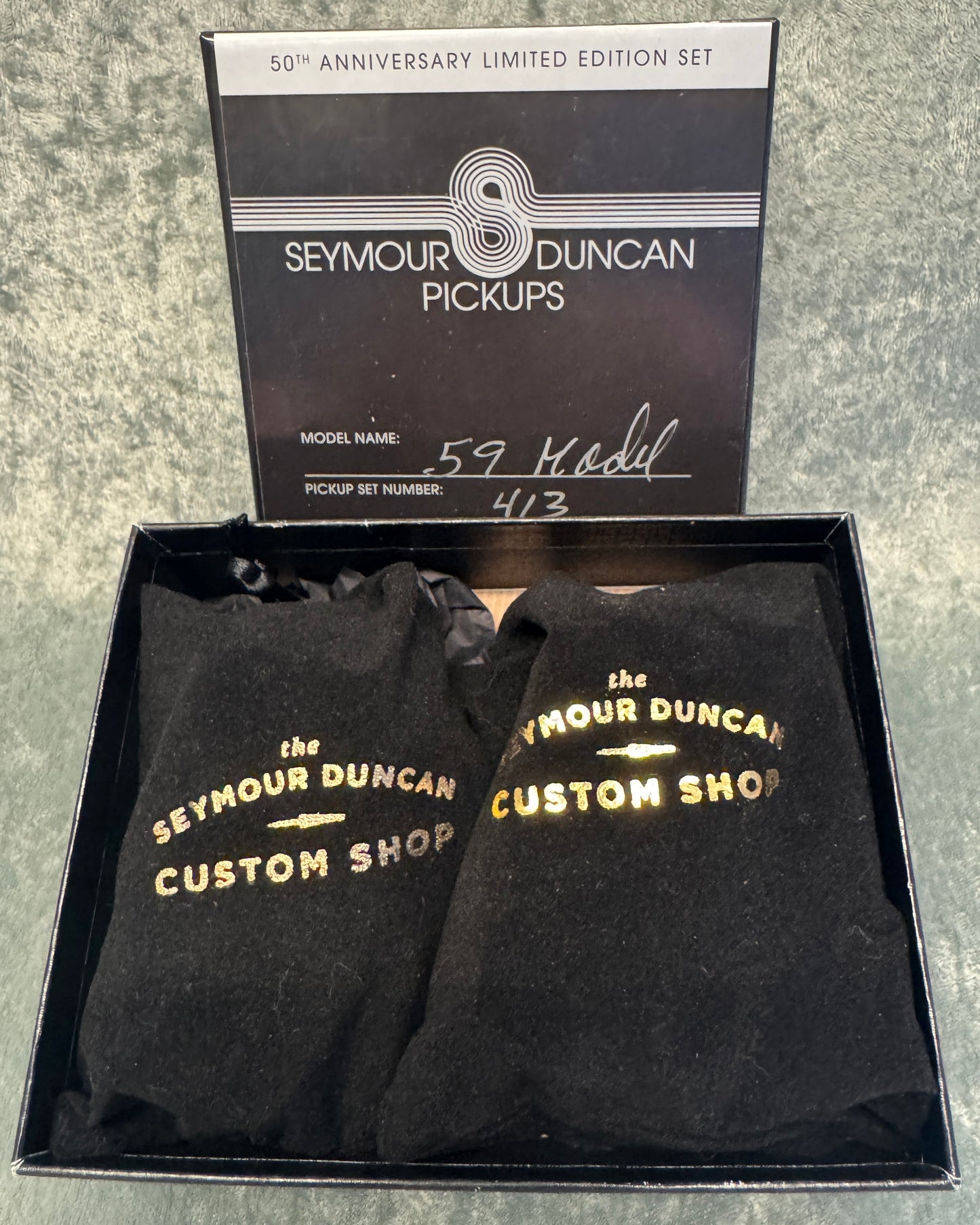 SEYMOUR DUNCAN 50TH ANNIVERSARY SH-1 '59 SET ZEBRA