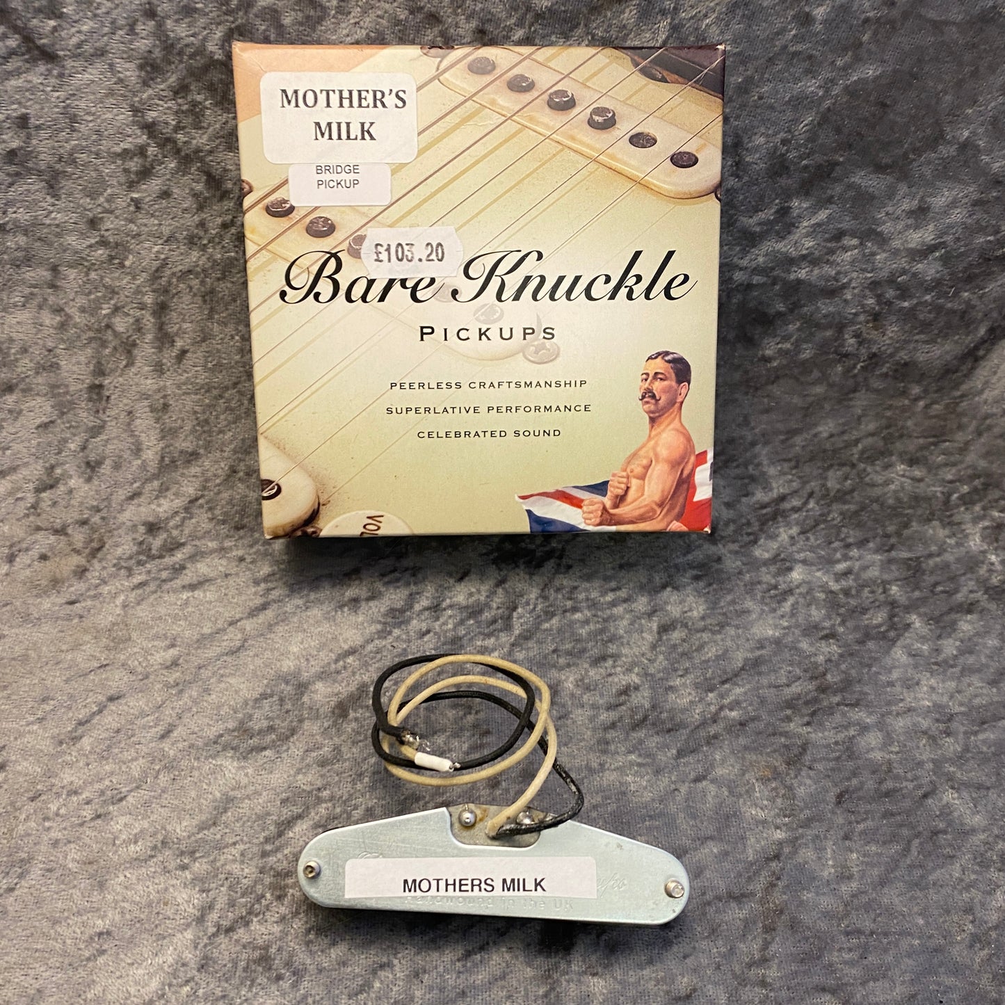 BARE KNUCKLE MOTHER'S MILK Bridge Pickup with baseplate