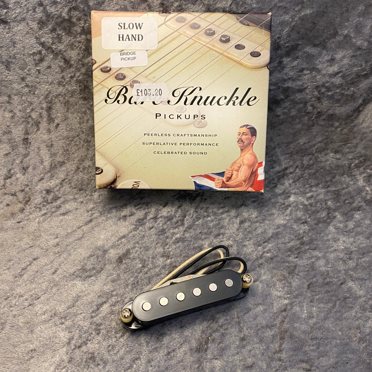 BARE KNUCKLE SLOW HAND Bridge Pickup with baseplate