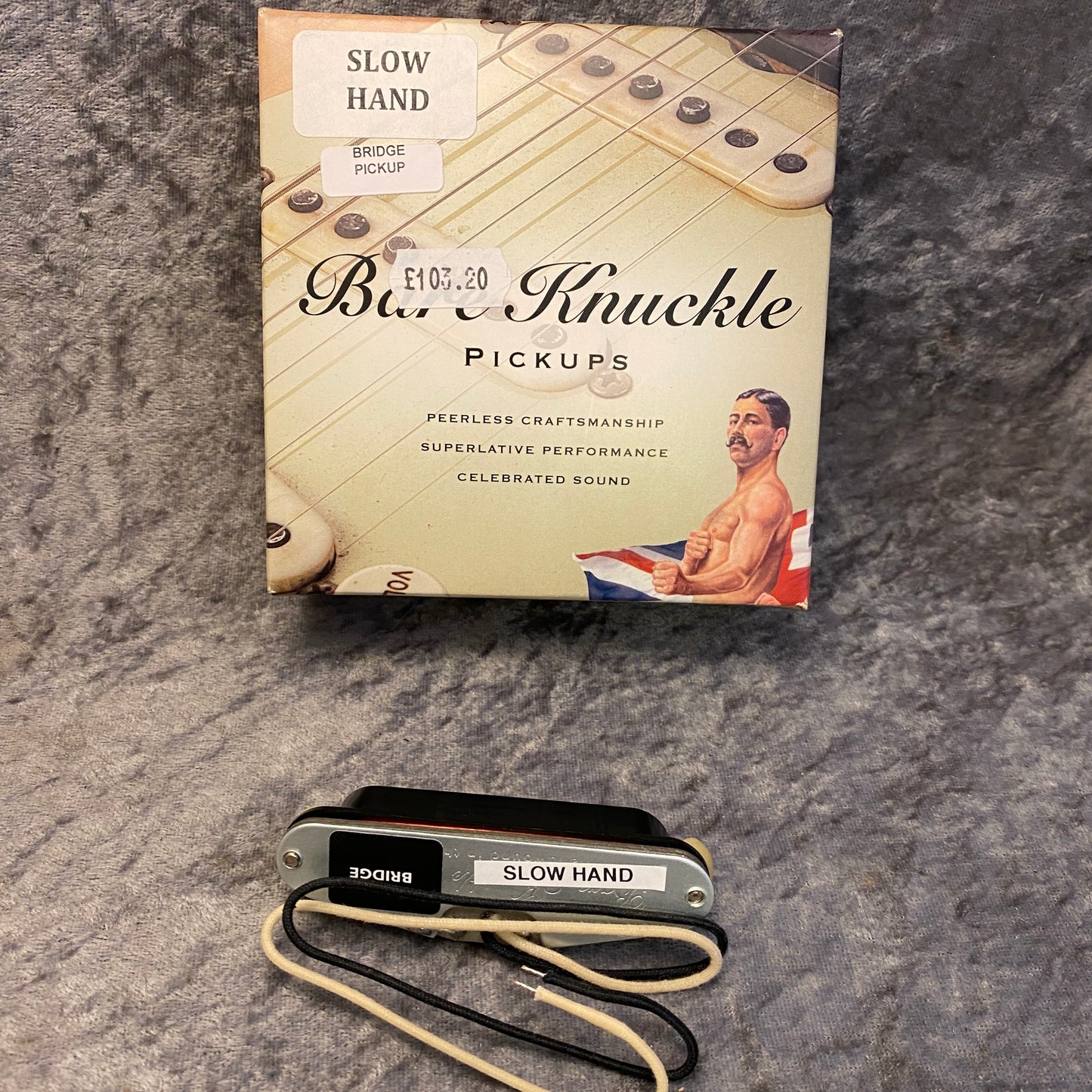 BARE KNUCKLE SLOW HAND Bridge Pickup with baseplate