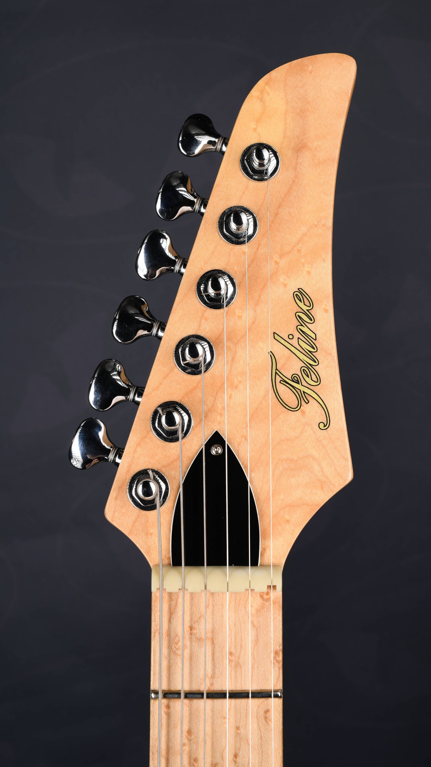 Feline alder S-type with lean back headstock Candy Apple Red