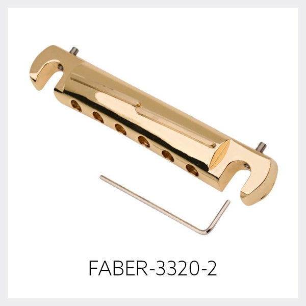 Faber® ToneBar, Compensated Wrap Tailpiece Feline Guitars