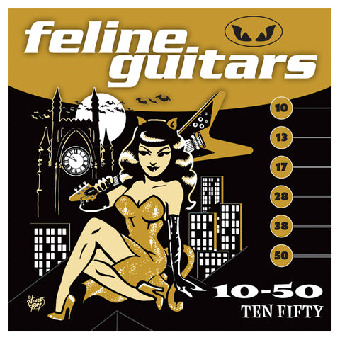 Feline Guitar Strings 10-50 Ten Fifty