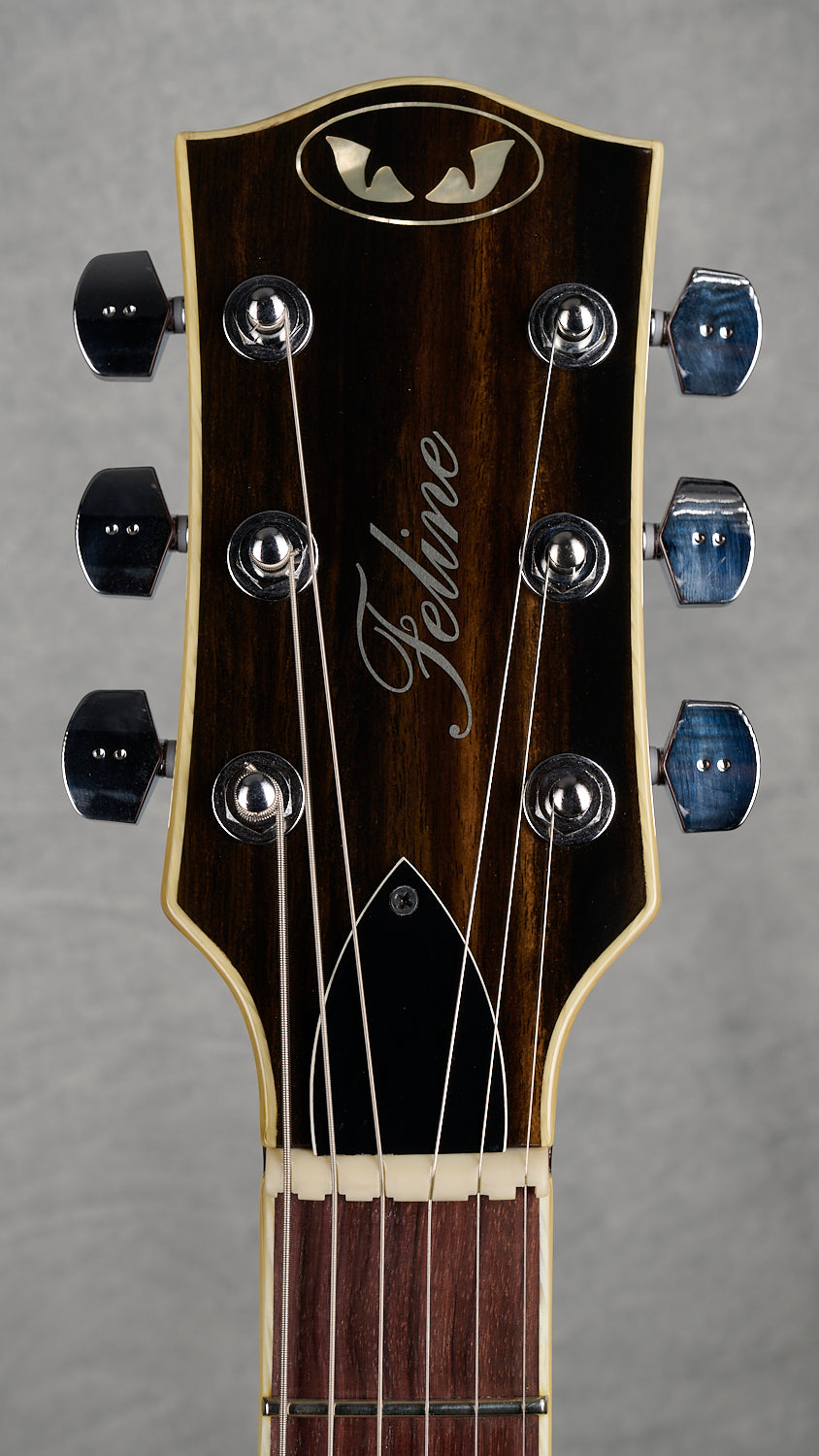 Feline Lion Blues-Cat Mahogany/Maple Cap with BKP P90s