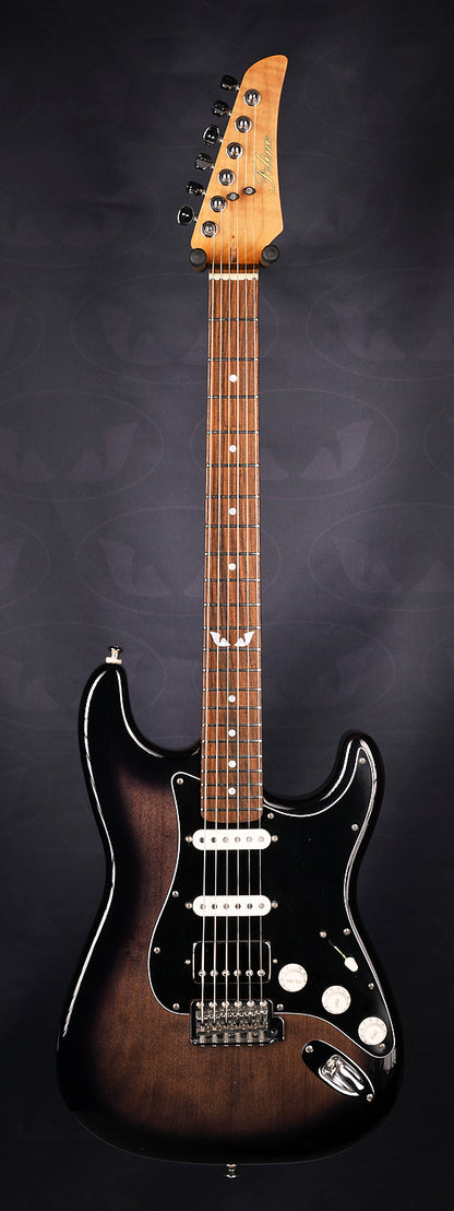 Feline alder S-type roasted maple neck relic charcoal burst