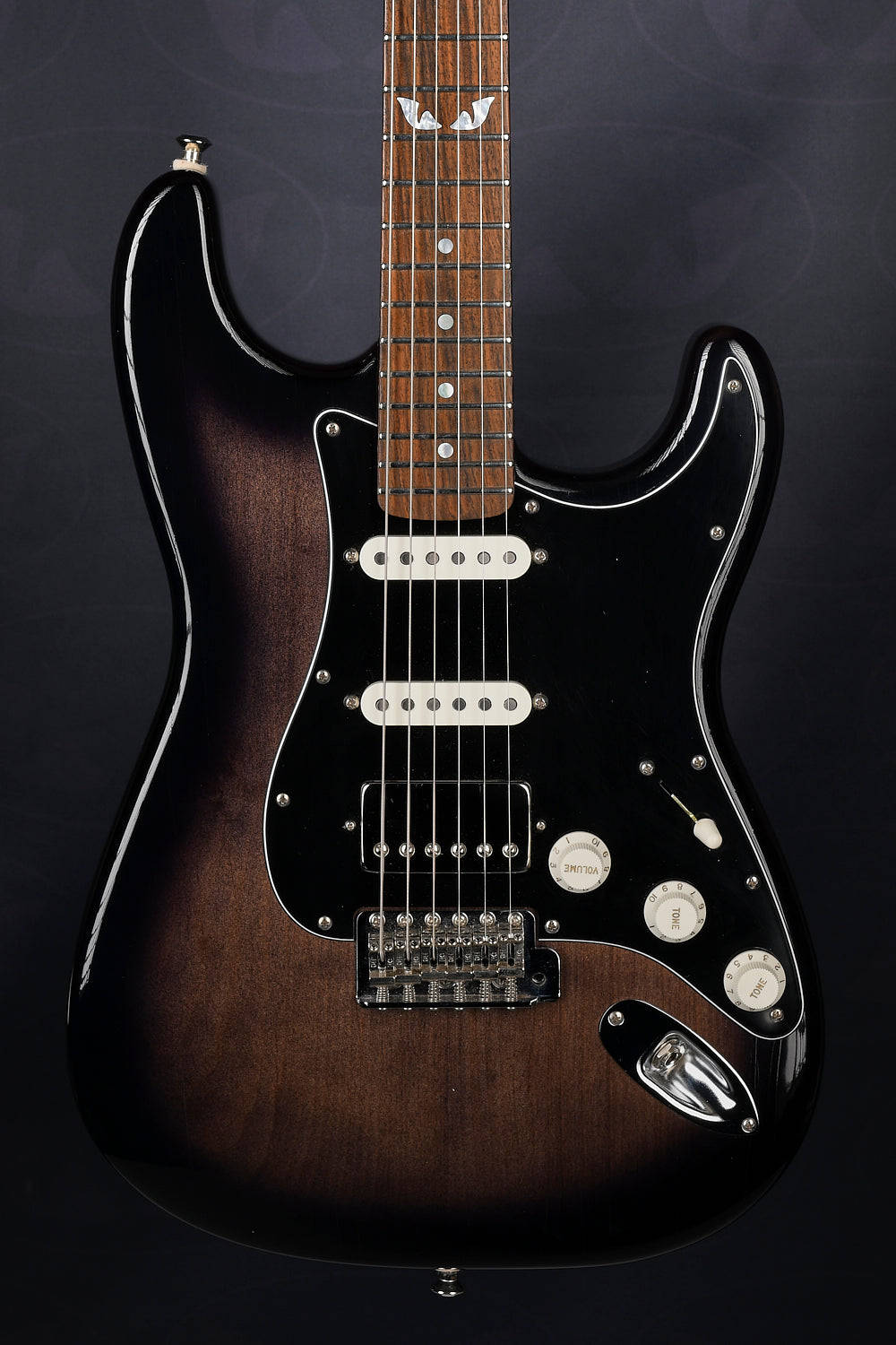 Feline alder S-type roasted maple neck relic charcoal burst