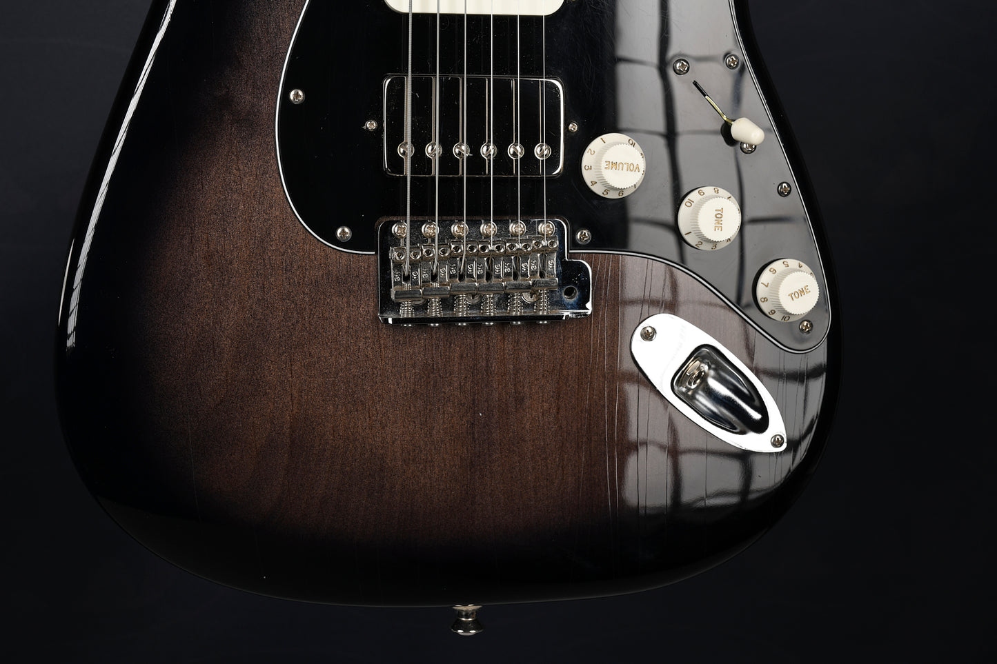 Feline alder S-type roasted maple neck relic charcoal burst