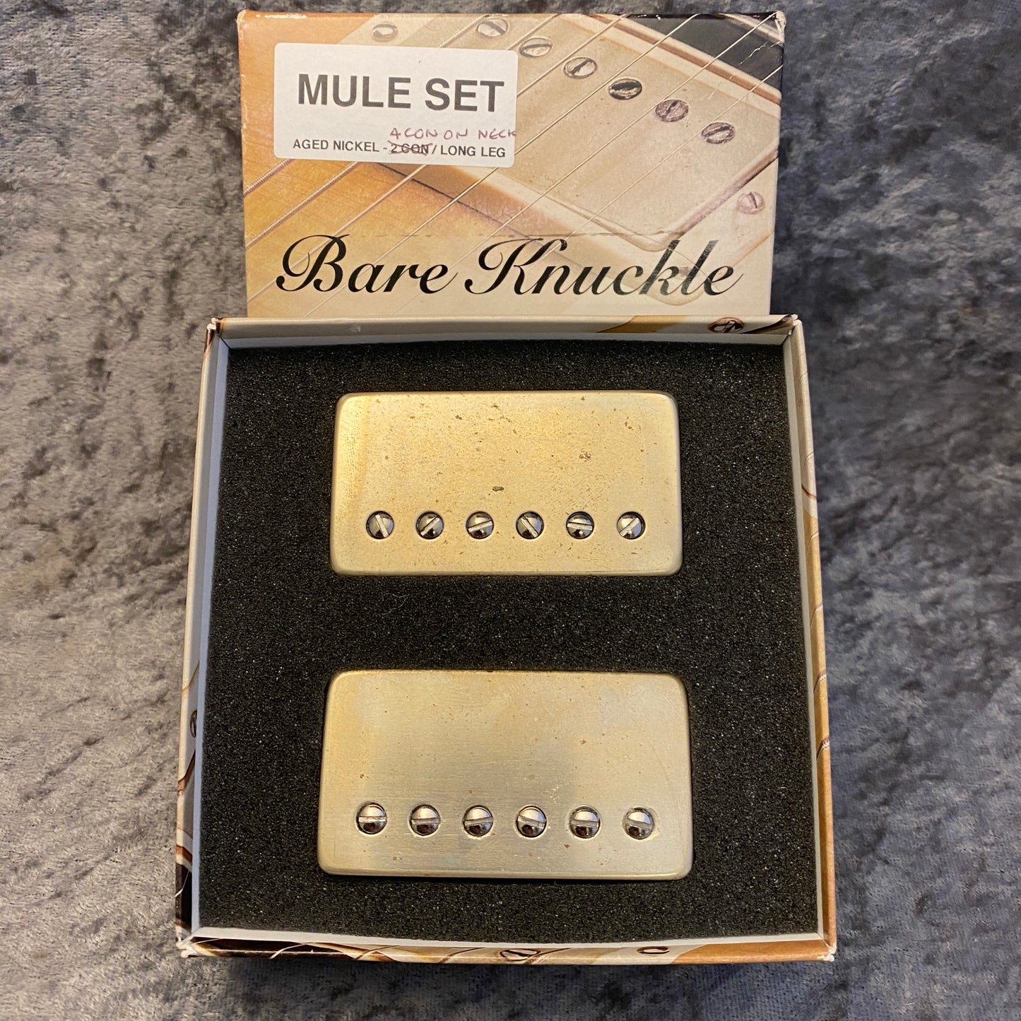 BARE KNUCKLE THE MULE AGED HUMBUCKER SET