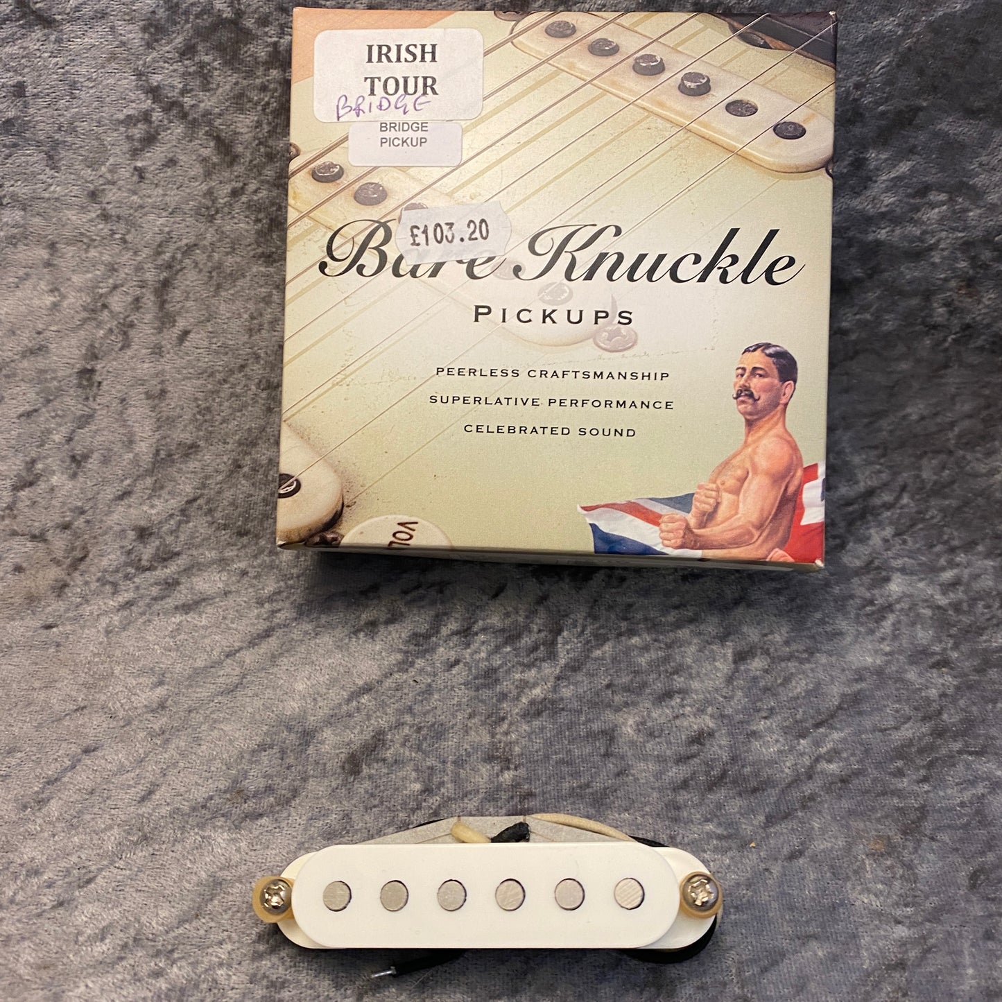 BARE KNUCKLE IRISH TOUR Bridge Pickup with baseplate