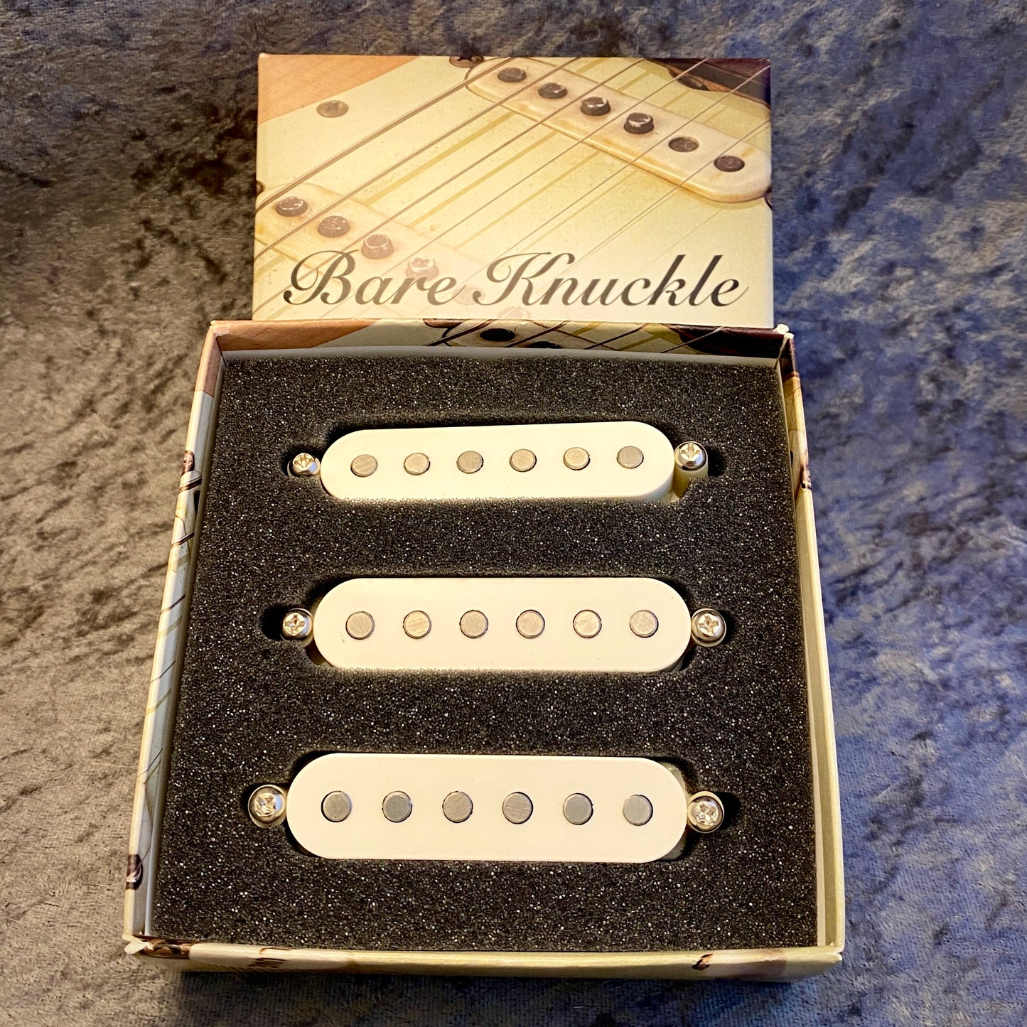 Bare Knuckle mothers milk pickup set - steel baseplate on bridge