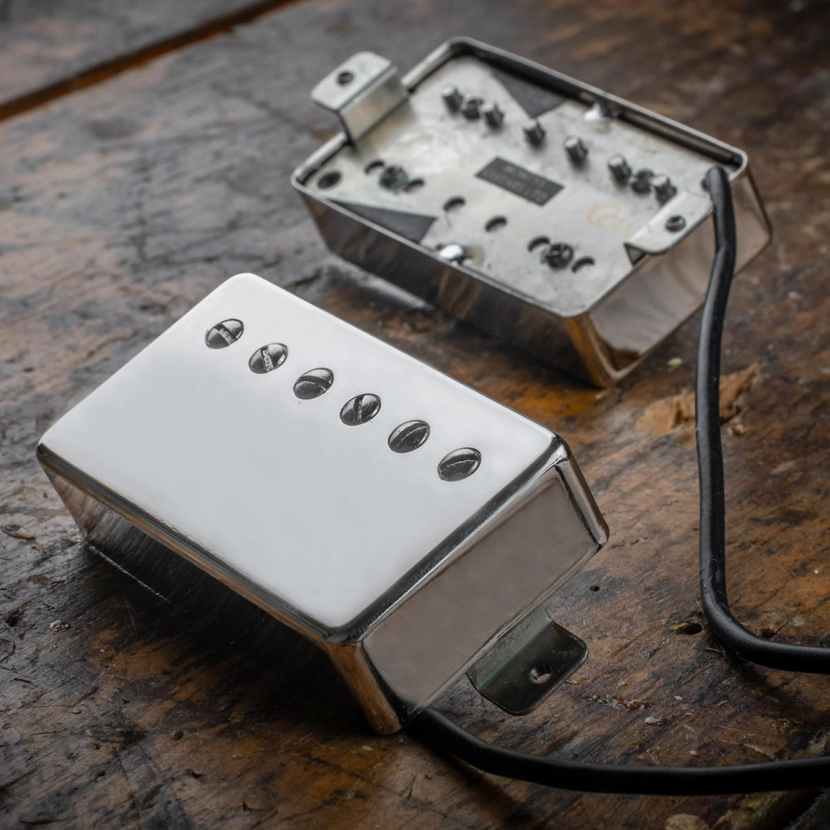 Monty's FULL MONTY (GT500) HB Pickup SET - NICKEL COVERS