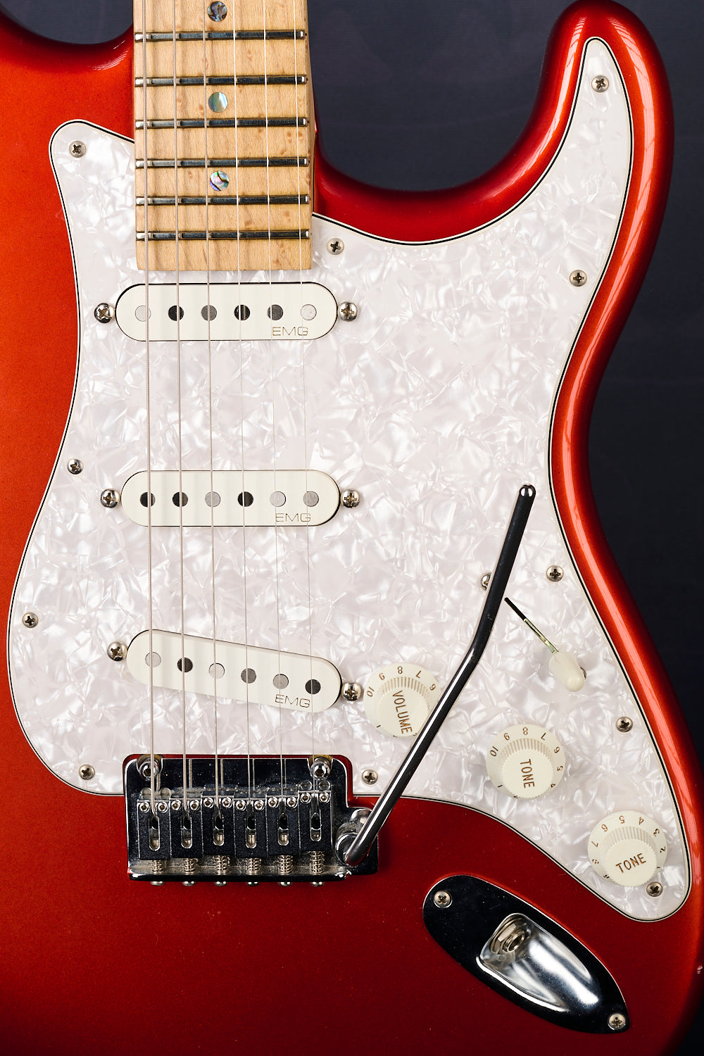 Feline RED STRAT (GILMOUR PULSE INSPIRED) - SECONDHAND