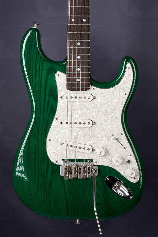 Feline Green STRAT (with LED lights) - SECONDHAND