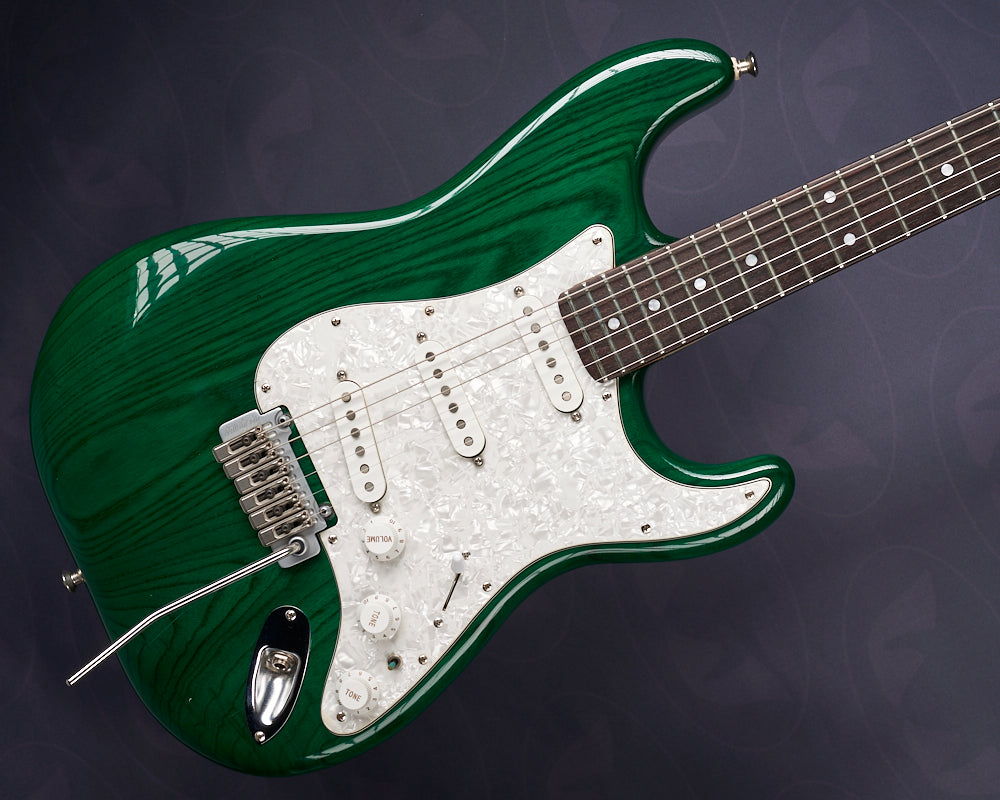 Feline Green STRAT (with LED lights) - SECONDHAND