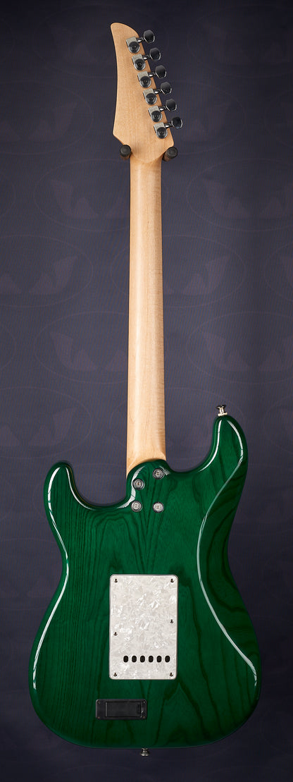 Feline Green STRAT (with LED lights) - SECONDHAND