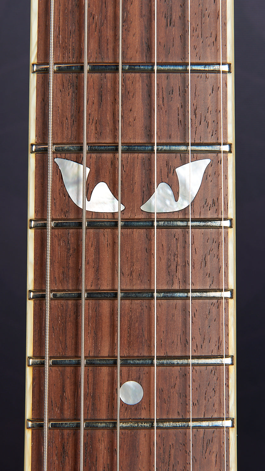 Feline Tabby Bobcat mahogany & flame maple