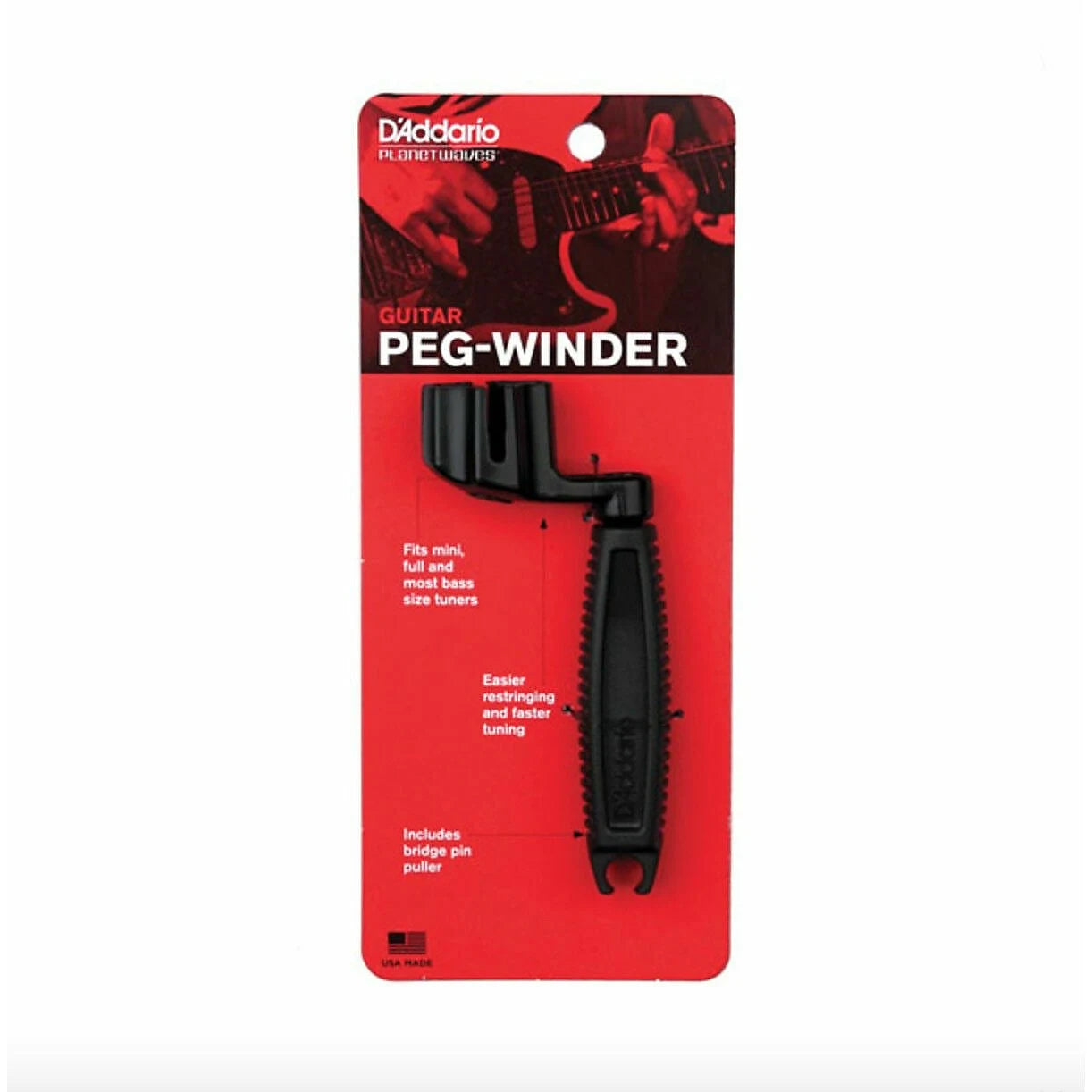 D'Addario Ergonomic Peg Winder