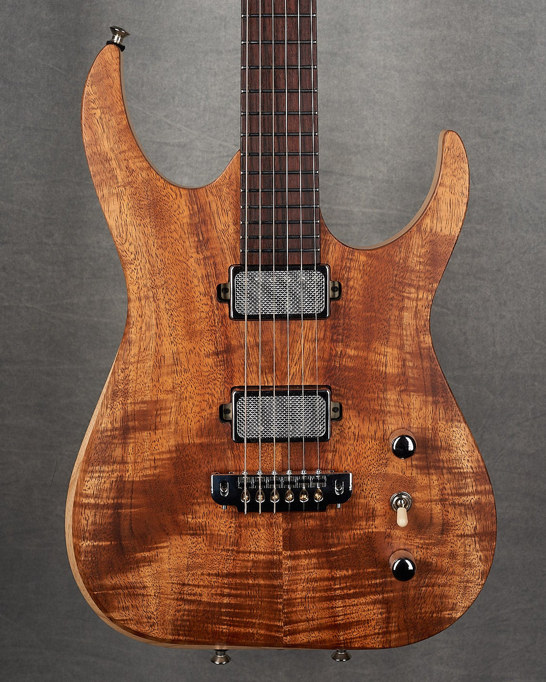 Blackmachine B6 Koa Top with wraparound bridge - Feline Made