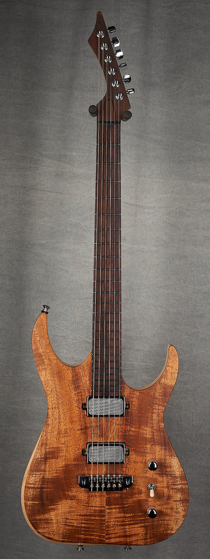 Blackmachine B6 Koa Top with wraparound bridge - Feline Made