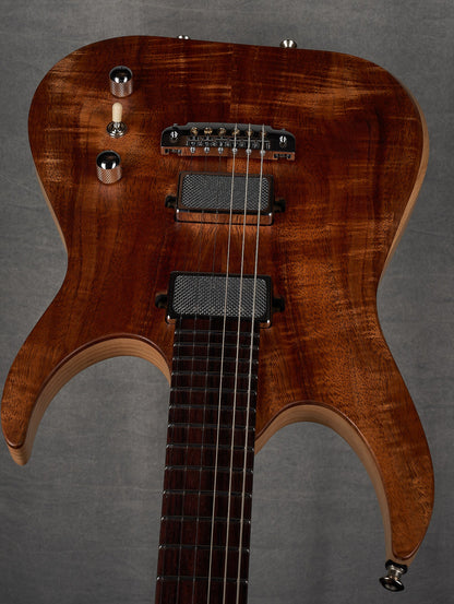 Blackmachine B6 Koa Top with wraparound bridge - Feline Made