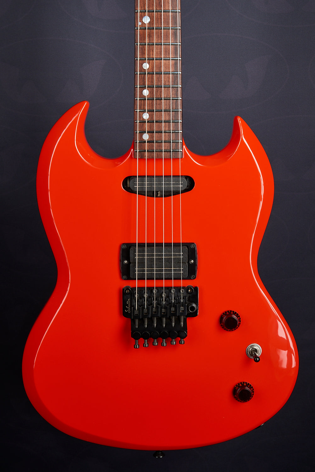 FELINE GOTHIC RED WITH FLOYD ROSE