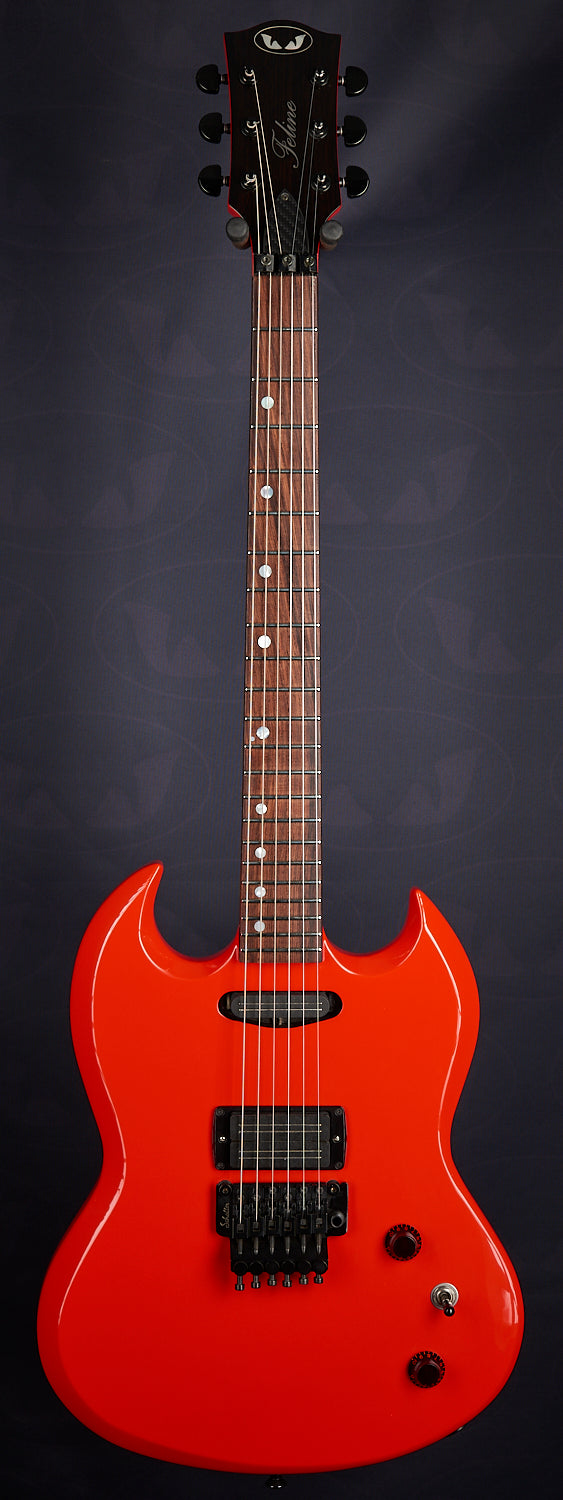 FELINE GOTHIC RED WITH FLOYD ROSE