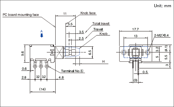 James Tyler or Fender style push button switch