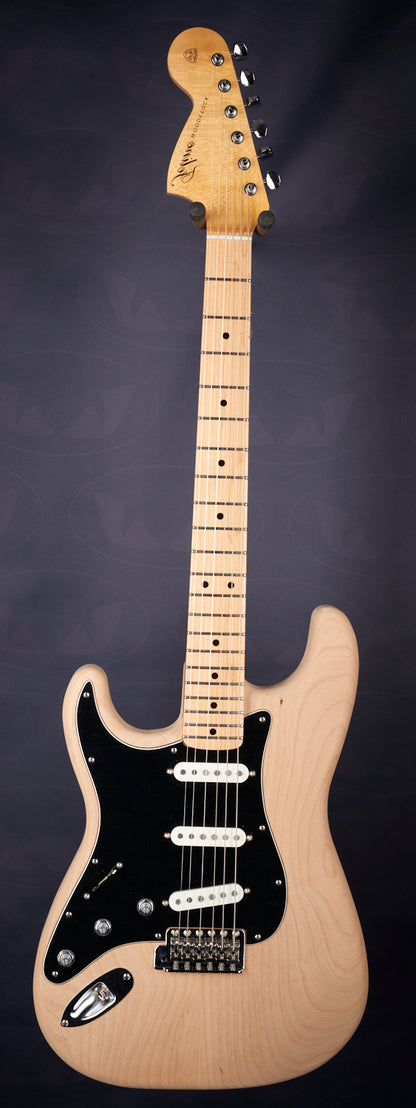 Feline SouthPaw left-handed S-type "woodstock" strat - black plate