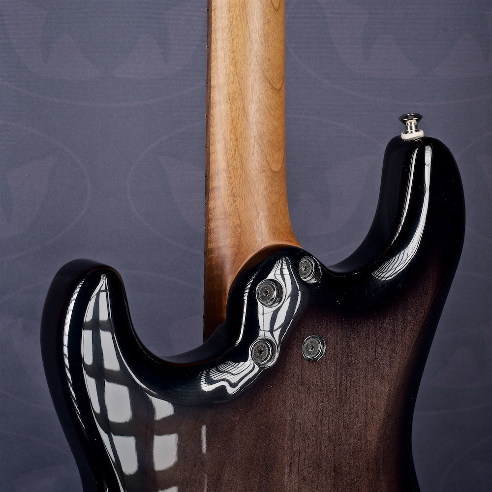 Feline alder S-type roasted maple neck relic charcoal burst