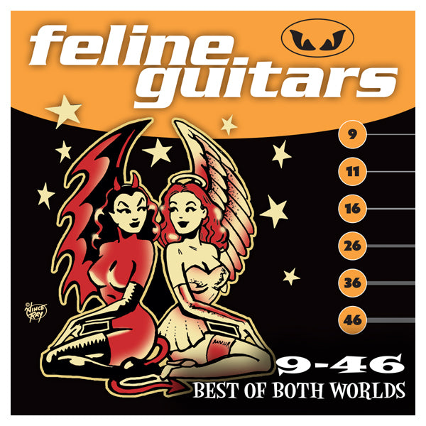 Feline Guitar Strings 9-46 Best Of Both Worlds