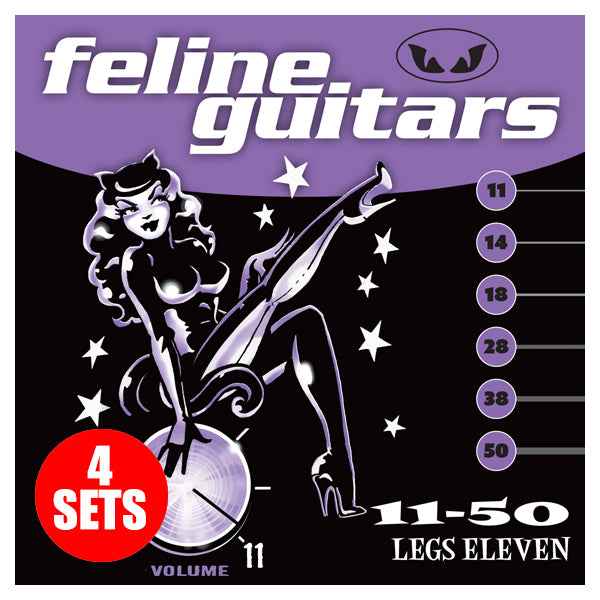 Feline Guitar Strings 11-50 Legs Eleven