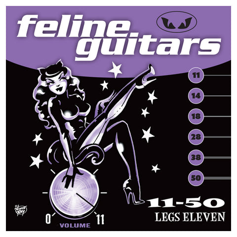 Feline Guitar Strings 11-50 Legs Eleven