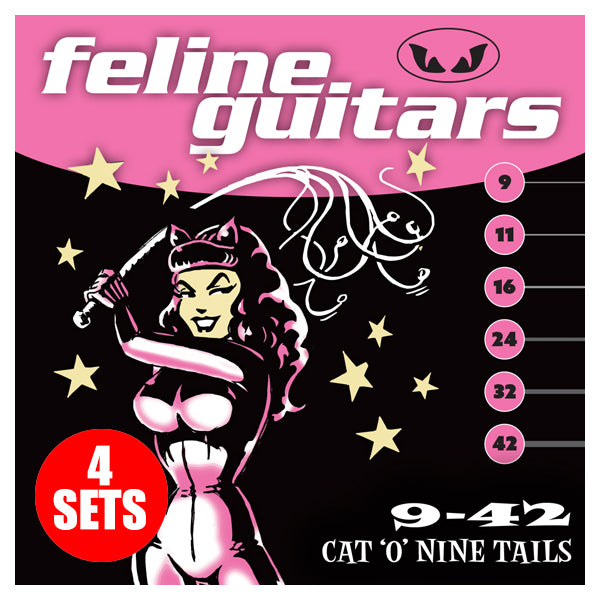 Feline Guitar Strings 9-42 Cat 'O' Nine Tails