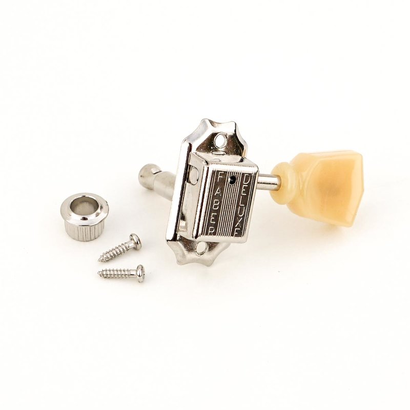 Faber Kluson Keystone Style 3+3 tuners with tulip button and push in bushing