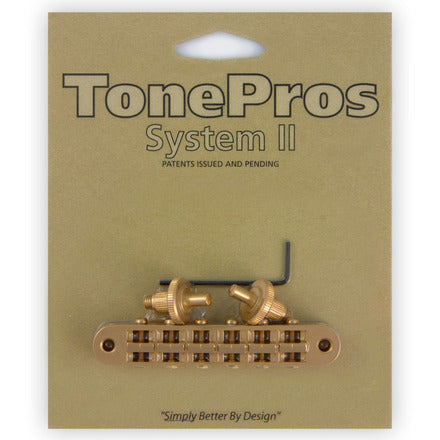 T3BP – TonePros Standard Tuneomatic (small posts, notched saddles)